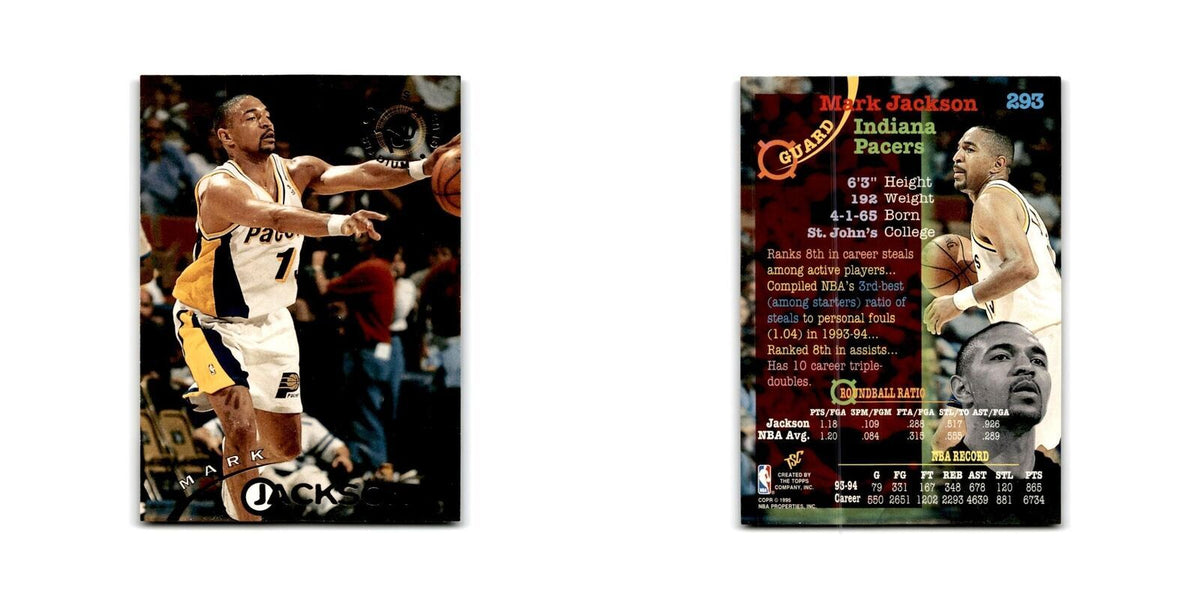 1994 Topps Stadium Club Mark Jackson Pacers #293