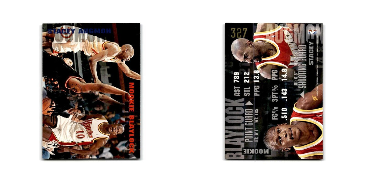 1994 Topps Stadium Club Mookie Blaylock/Stacey Augmon Hawks #327