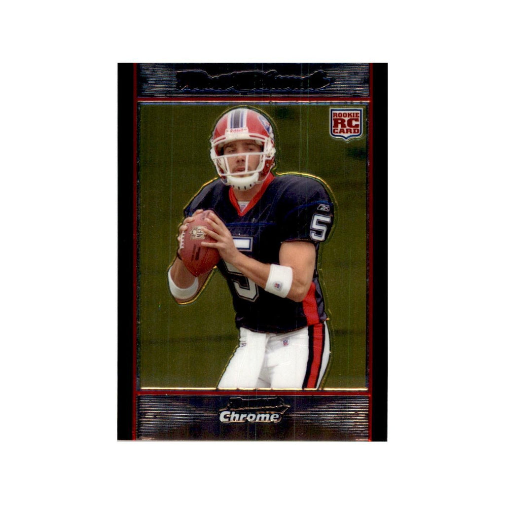 2007 Bowman Chrome Trent Edwards Football Cards #BC61