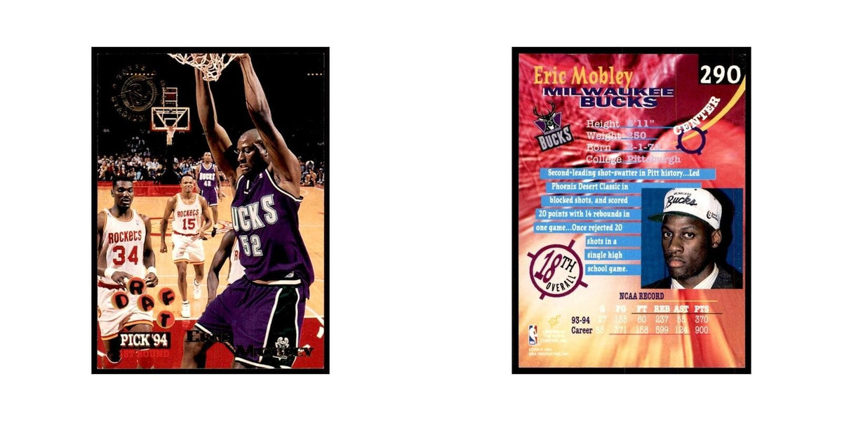 1994 Stadium Club Eric Mobley Basketball Cards #290