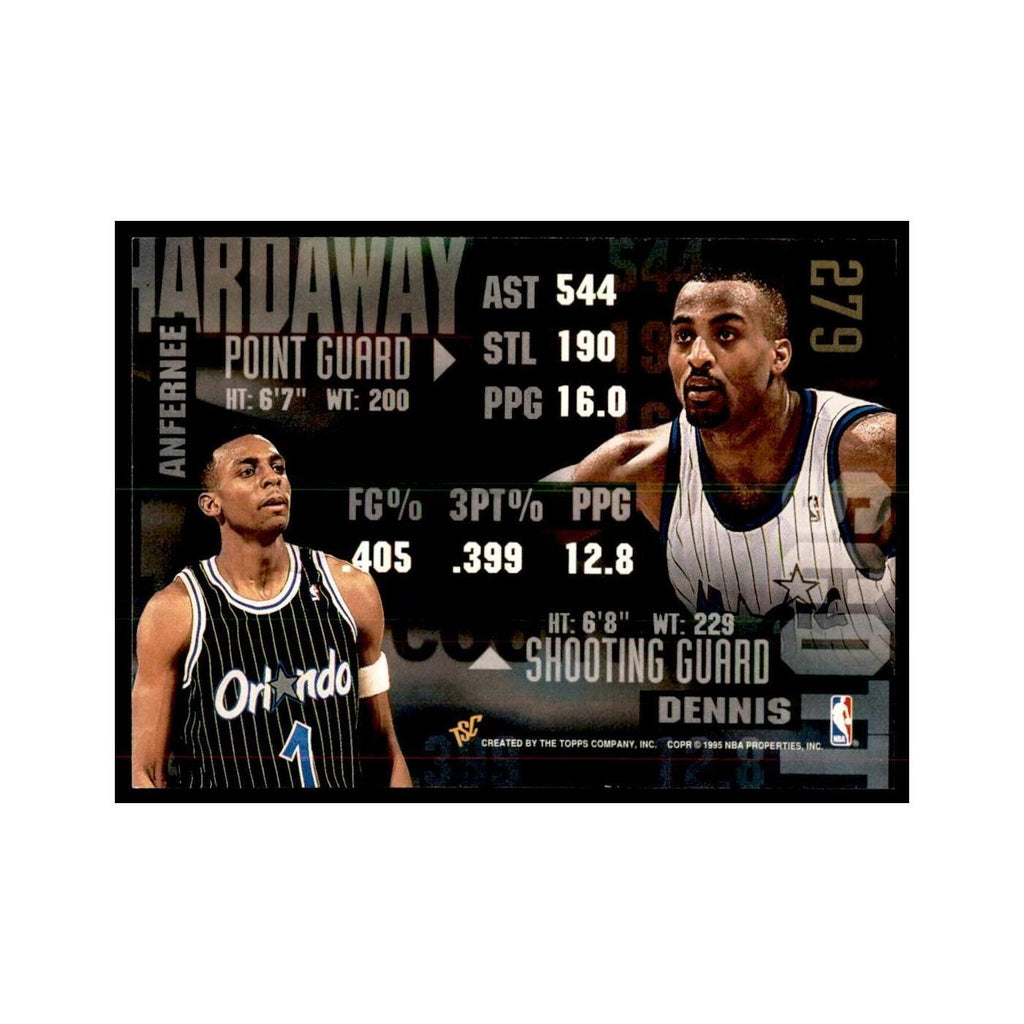 1994 Stadium Club Anfernee Hardaway Basketball Cards #190