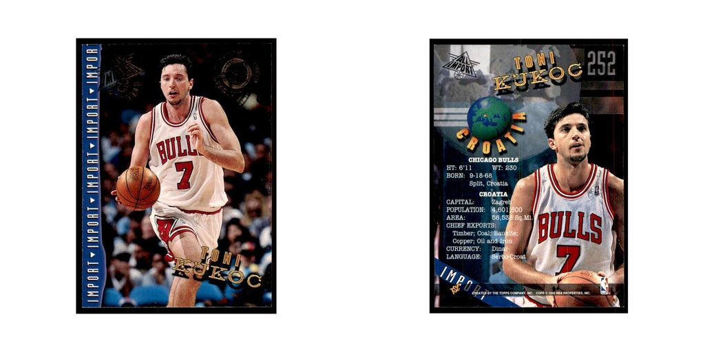 1994 Stadium Club Toni Kukoc Basketball Cards #252