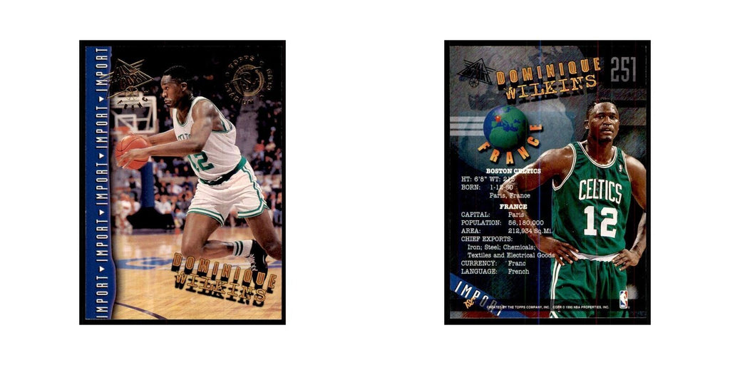1994 Stadium Club Dominique Wilkins Basketball Cards #251