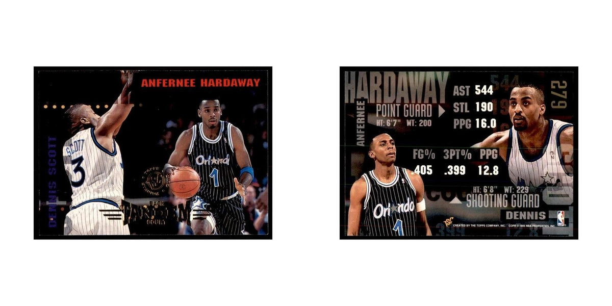 1994 Stadium Club Anfernee Hardaway Basketball Cards #190