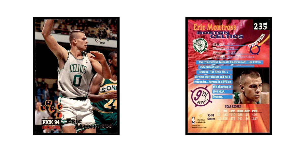 1994 Stadium Club Eric Montross Basketball Cards #235