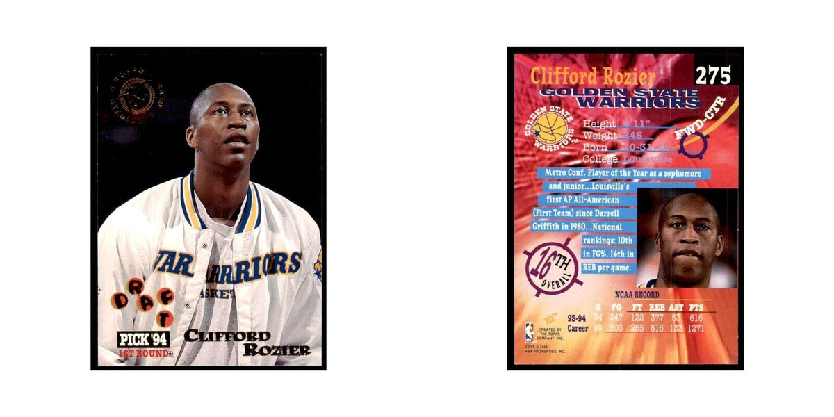 1994 Stadium Club Clifford Rozier Basketball Cards #275