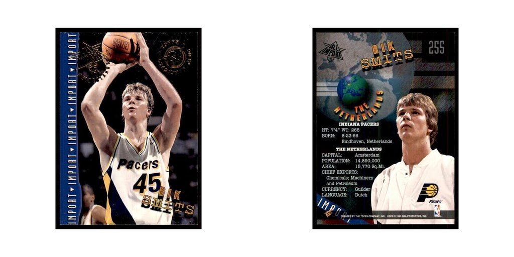 1994 Stadium Club Rik Smits Basketball Cards #255