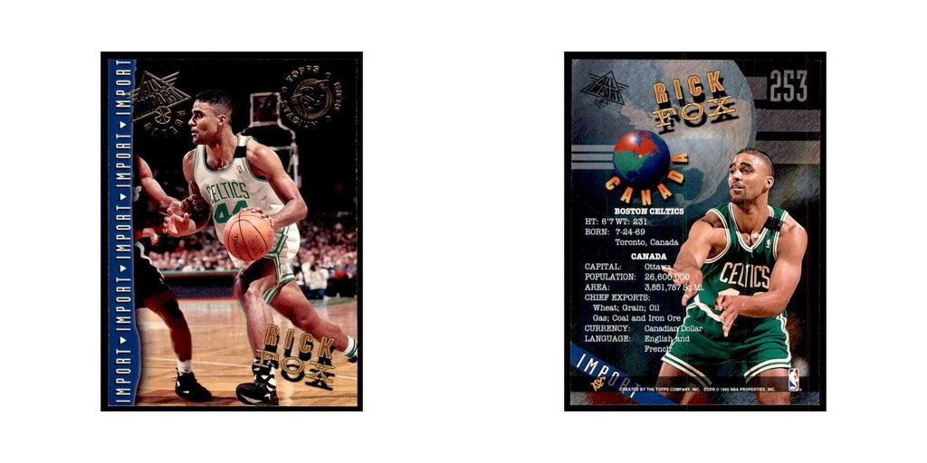 1994 Stadium Club Rick Fox Basketball Cards #253