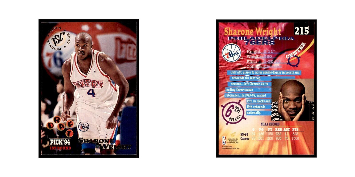 1994 Stadium Club Sharone Wright Basketball Cards #215