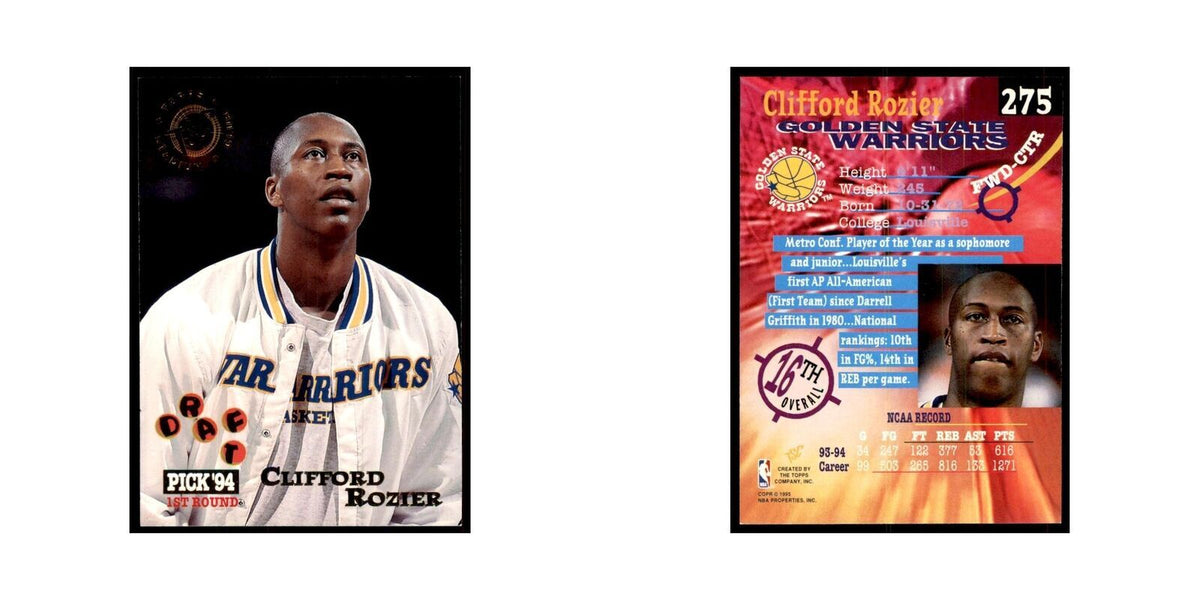 1994 Stadium Club Clifford Rozier Basketball Cards #275