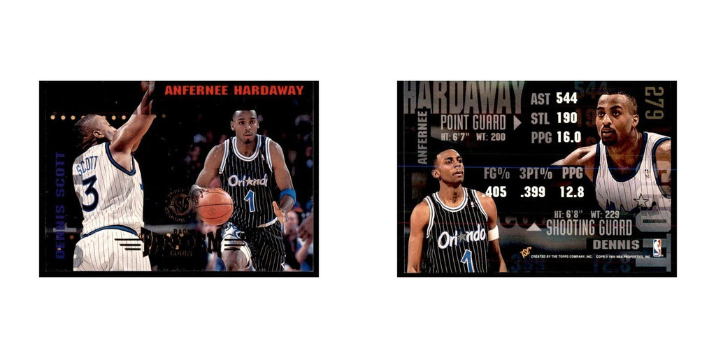 1994 Stadium Club Anfernee Hardaway Basketball Cards #190