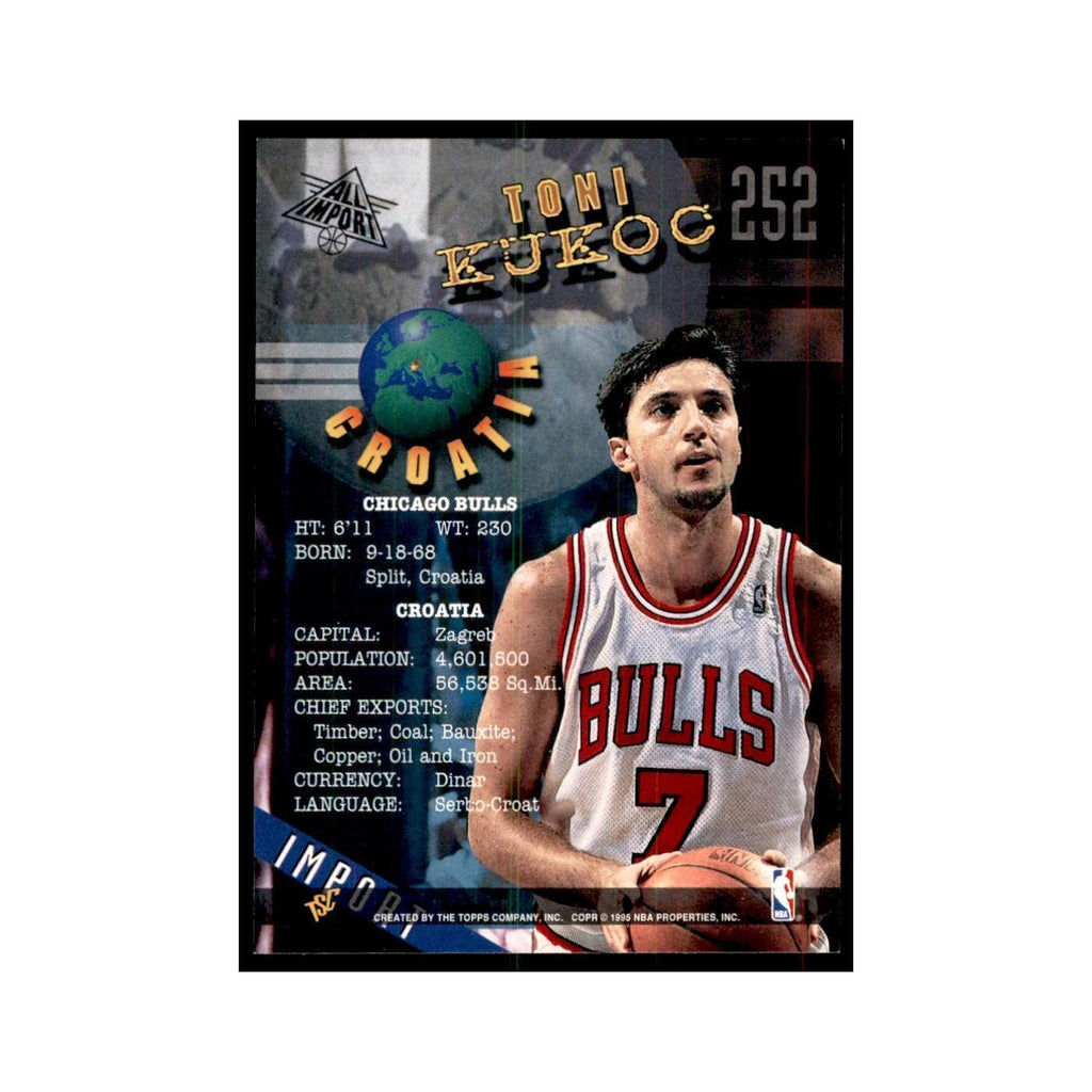 1994 Stadium Club Toni Kukoc Basketball Cards #252