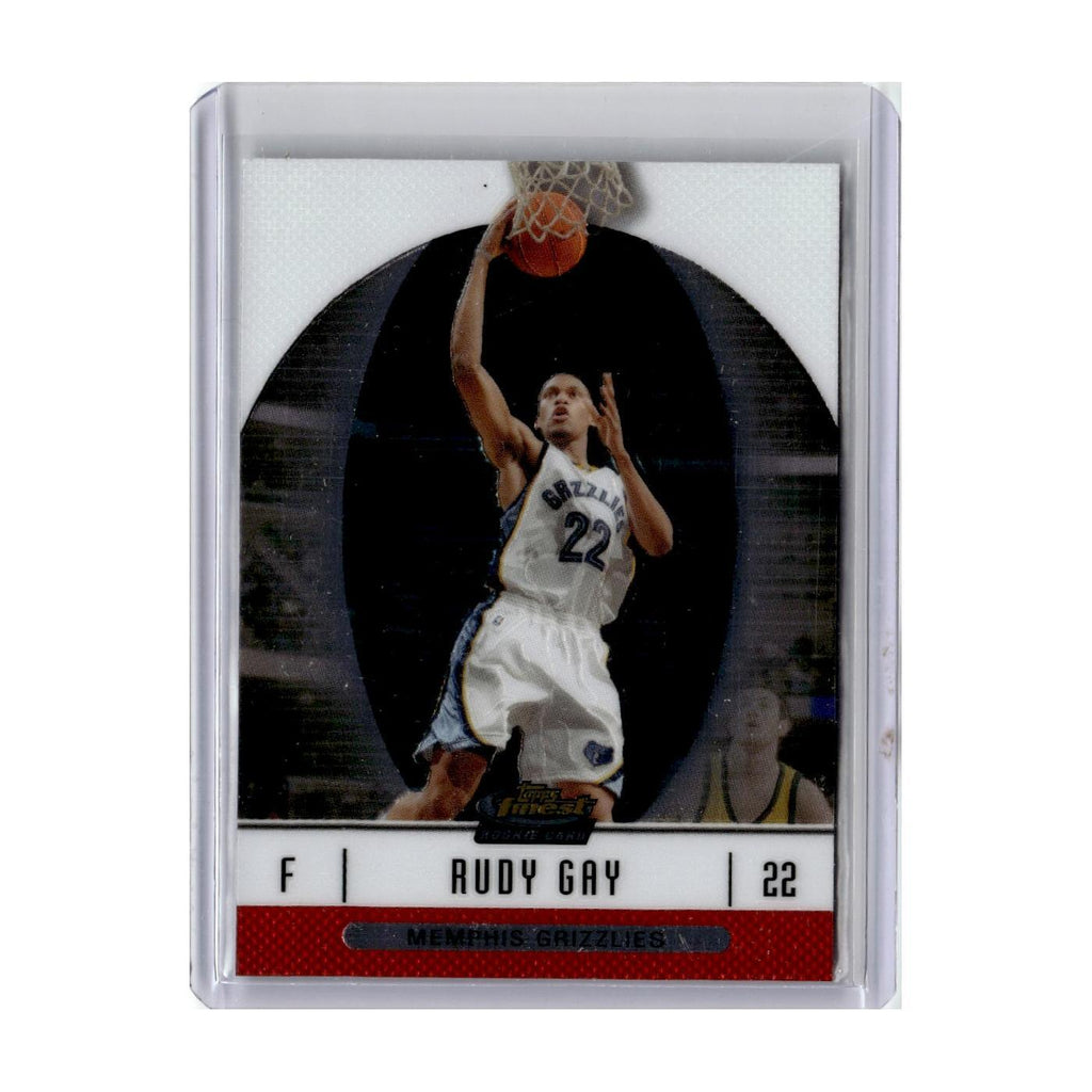 2006 Finest Rudy Gay RC Grizzlies #71