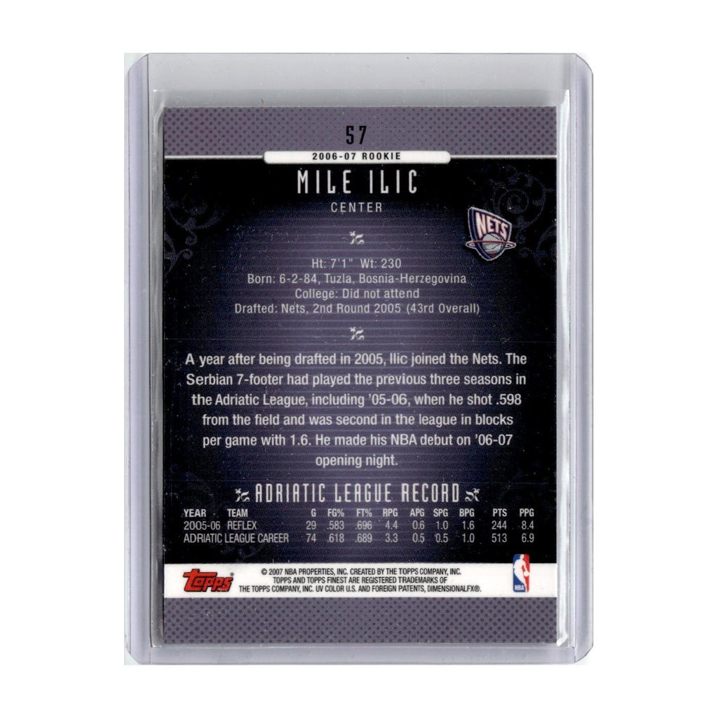 2006 Finest Mile Ilic RC Nets #57