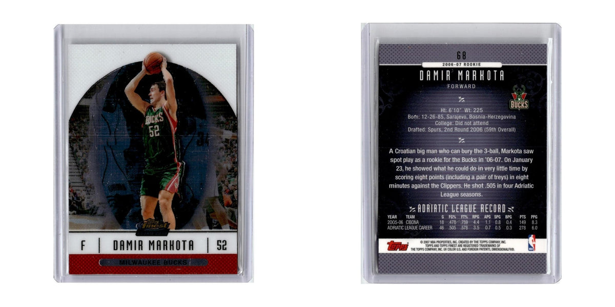 2006 Finest Damir Markota RC Bucks #68