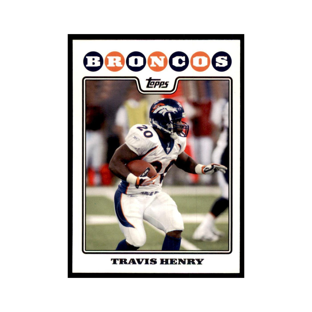 2008 Topps Travis Henry Broncos #75
