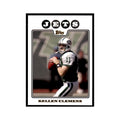 2008 Topps Kellen Clemens gold letters Jets #12
