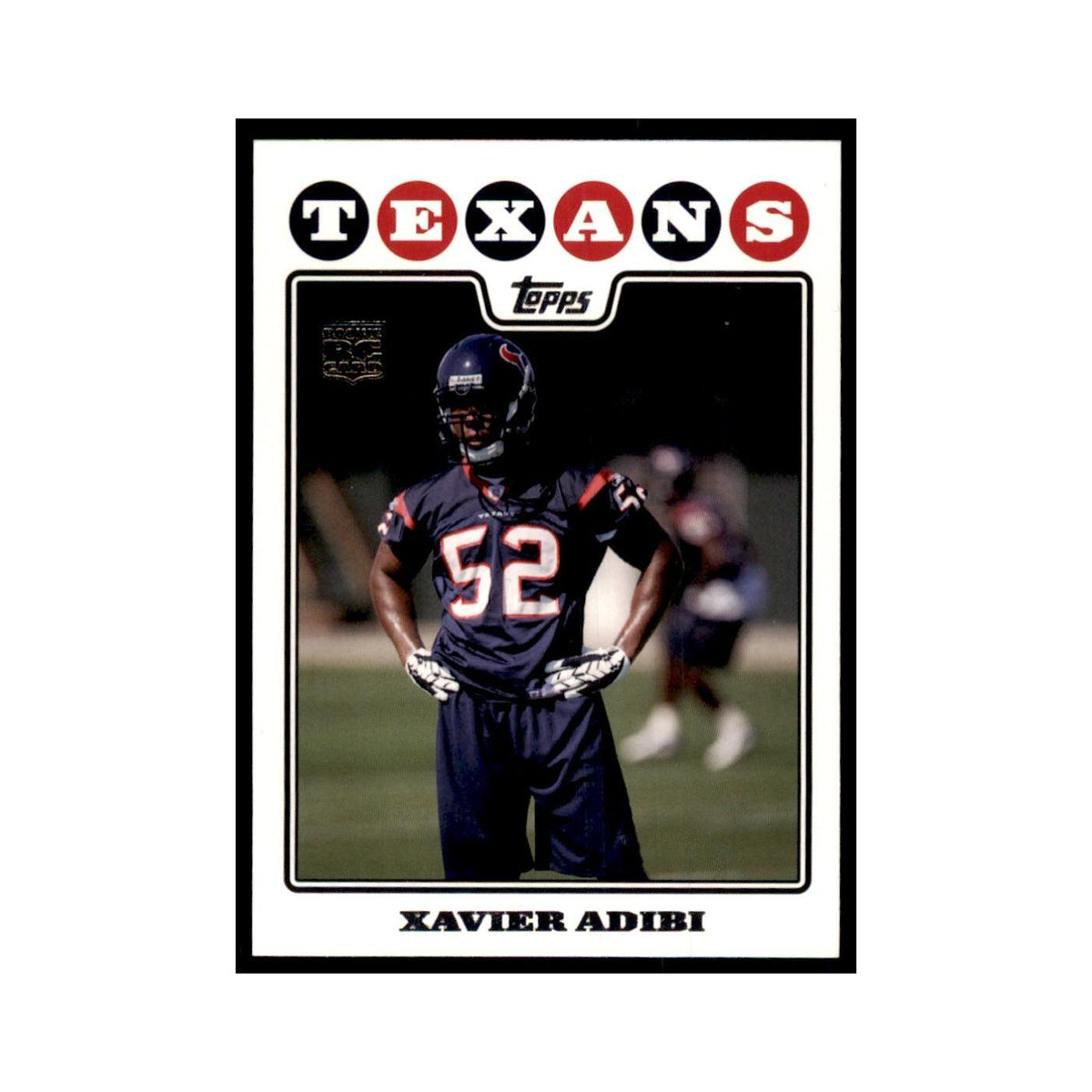2008 Topps Xavier Adibi RC Texans #419