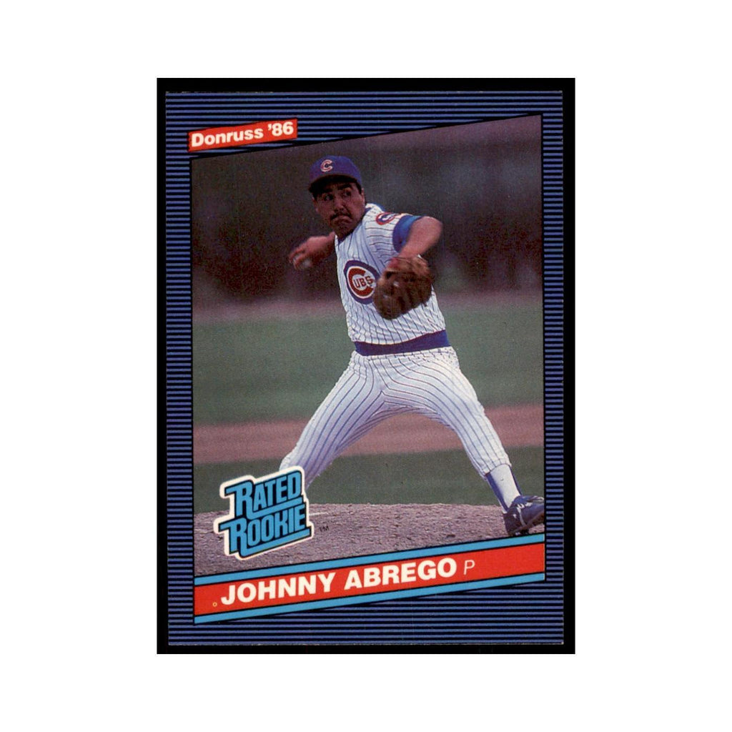 1986 Donruss Johnny Abrego RC Baseball Cards #32