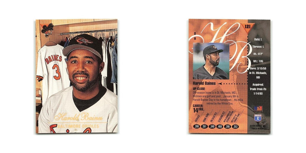 Harold Baines 1994 Studio #121 Baltimore Orioles Baseball Card NM