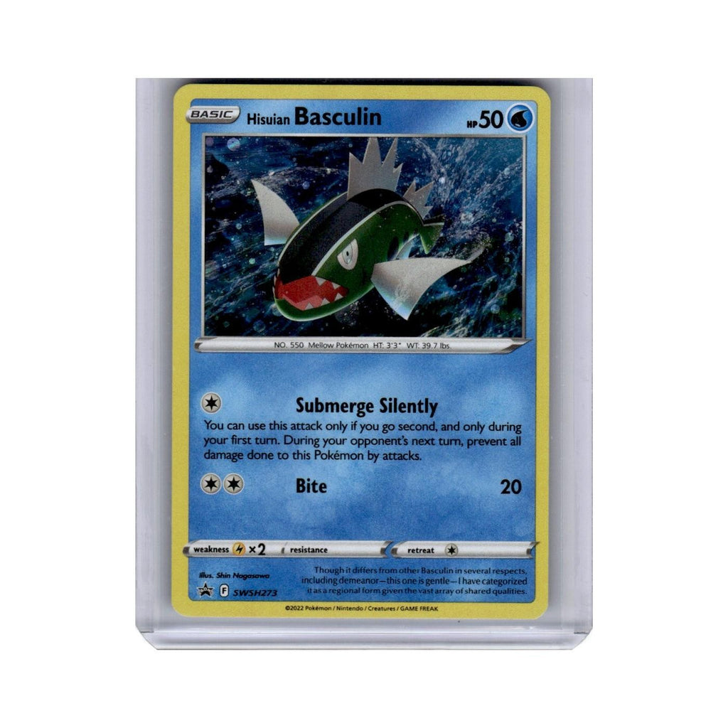 Hisuian Basculin 2022 Sword Shield Black Star Promo #273 Pokemon Pokemon Card NM