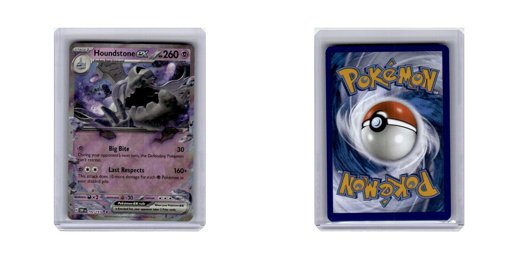 Houndstone ex 2023 Scarlet Violet Obsidian Flames #102 Pokemon Pokemon Card NM
