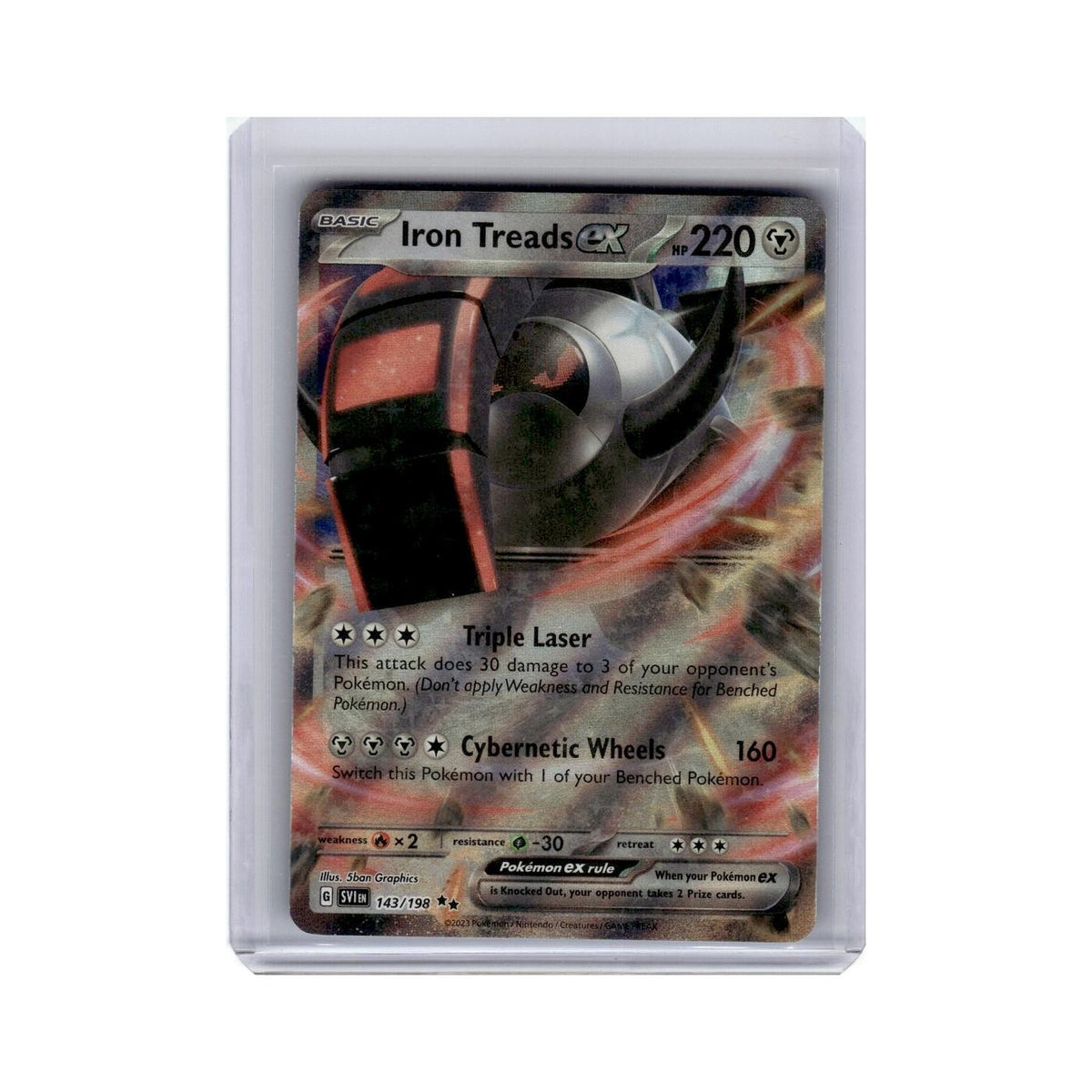 Iron Threads ex 2023 Scarlet Violet #143 Pokemon Pokemon Card NM