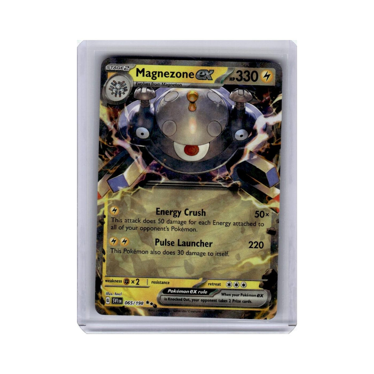 Magnezone ex 2023 Scarlet Violet #65 Pokemon Pokemon Card NM