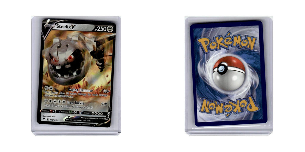 Steelix V 2020 Sword Shield Vivid Voltage #115 Pokemon Pokemon Card NM