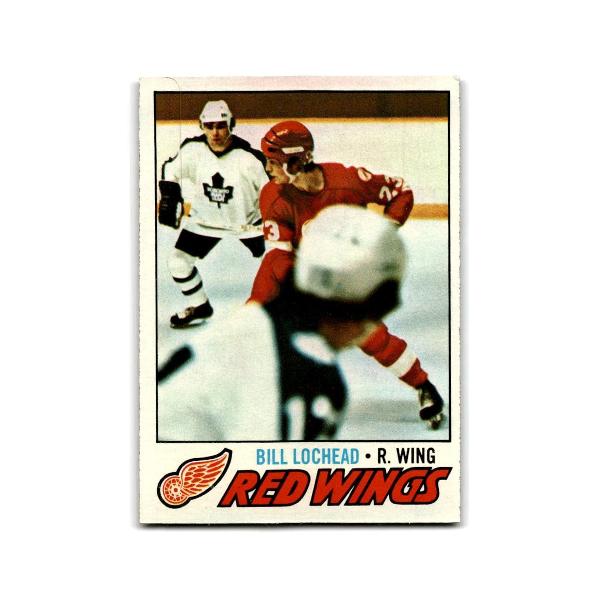 1977 Topps Bill Lochead Detroit Red Wings #212