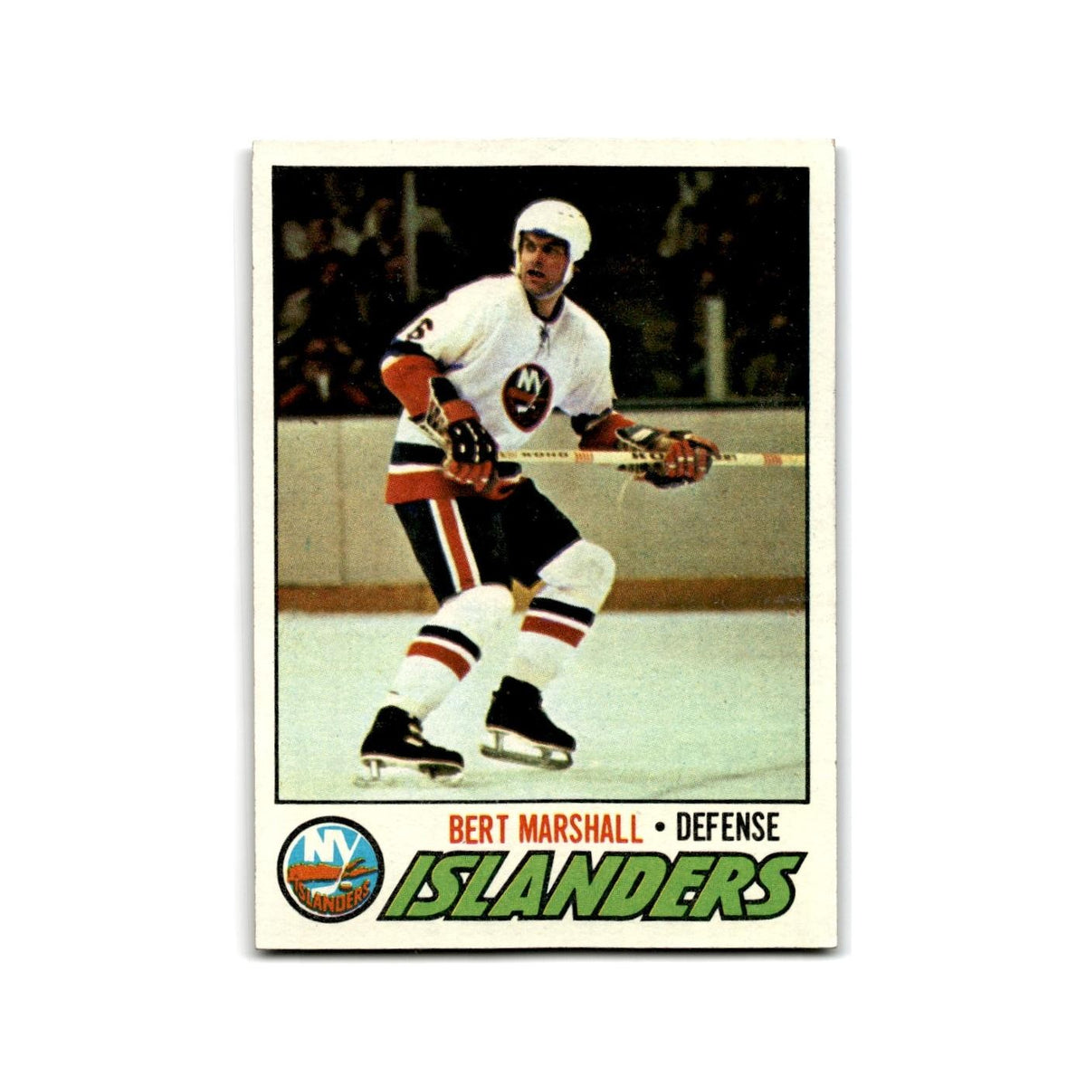1977 Topps Bert Marshall New York Islanders #206