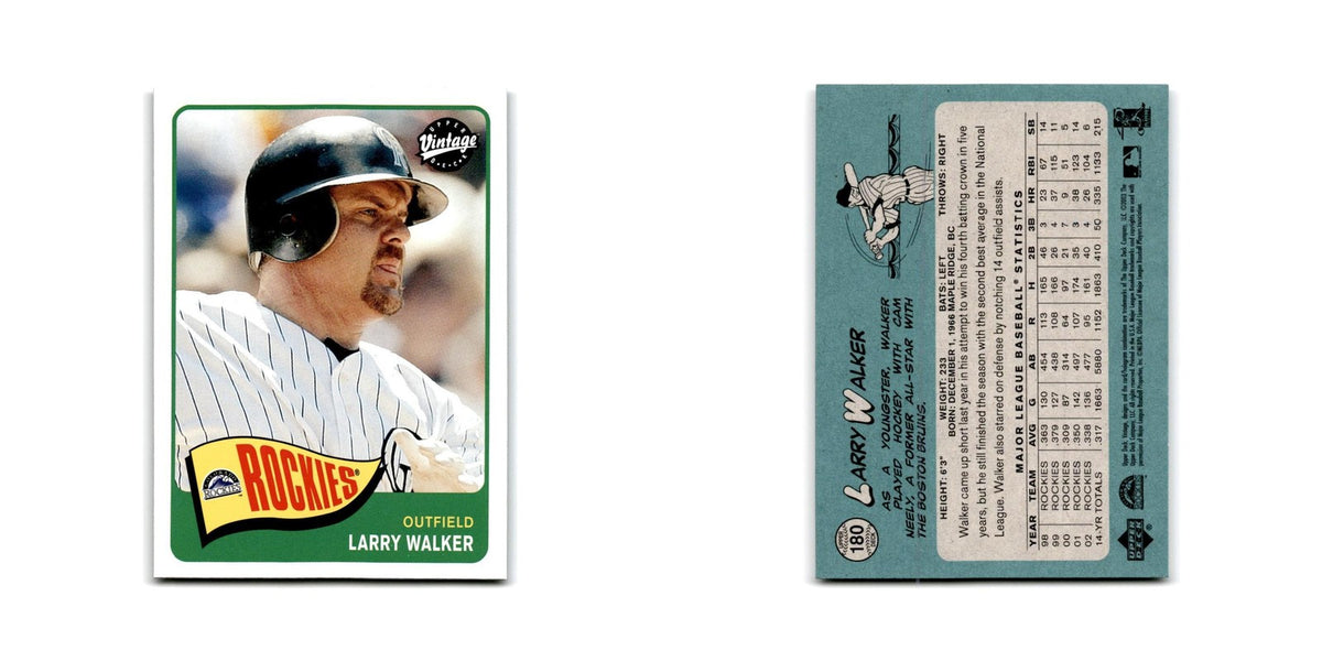 2003 Upper Deck Vintage Larry Walker Rockies #180