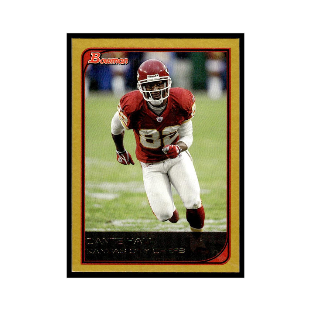2006 Bowman Gold Dante Hall Chiefs #25