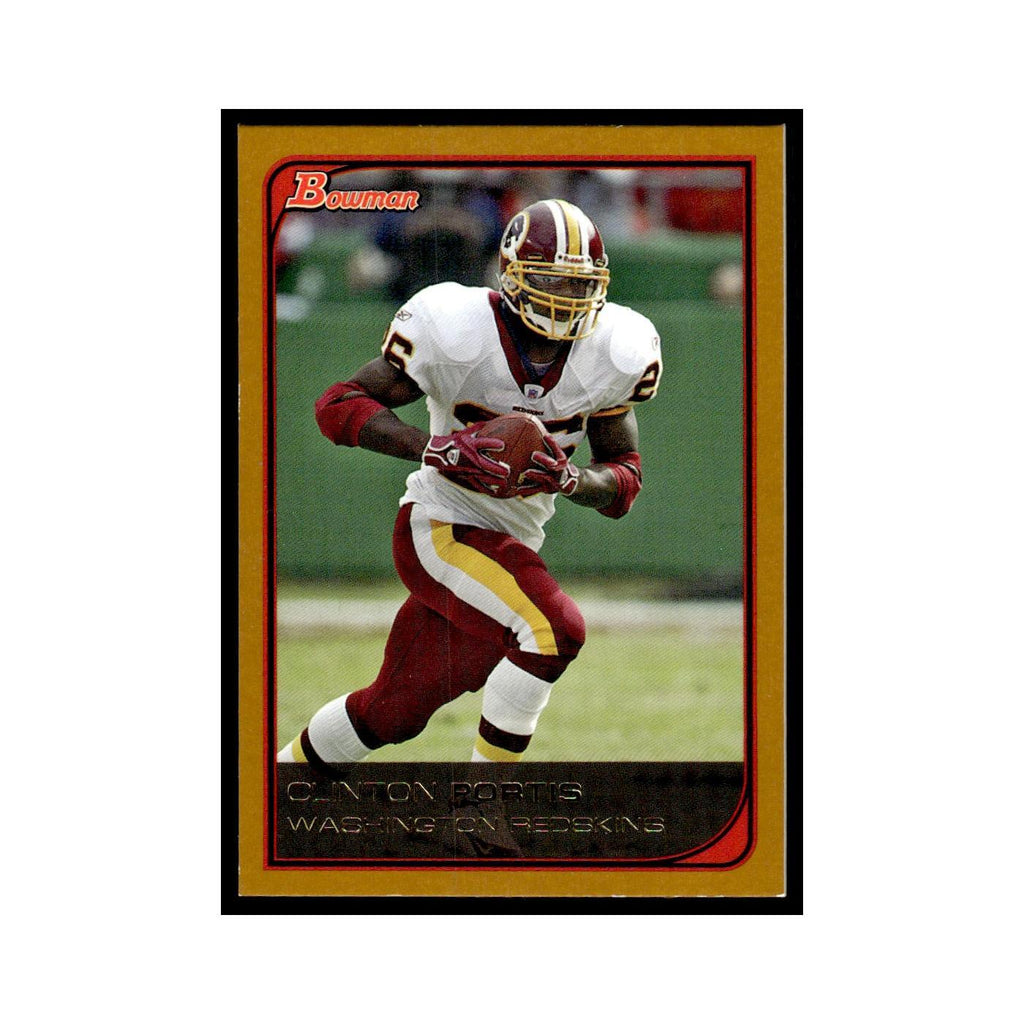 2006 Bowman Gold Clinton Portis Redskins #8