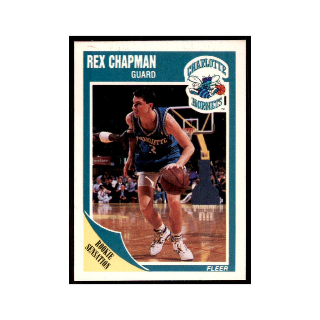 1989 Fleer Rex Chapman Basketball Cards #15