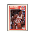 1989 Fleer Dennis Rodman Basketball Cards #49