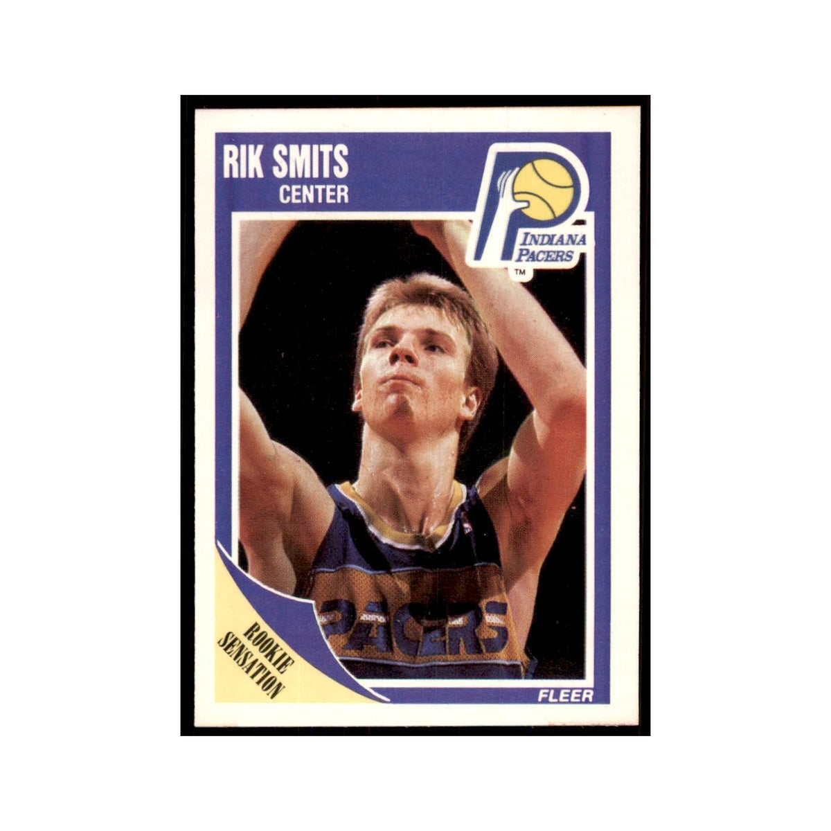 1989 Fleer Rik Smits Basketball Cards #68