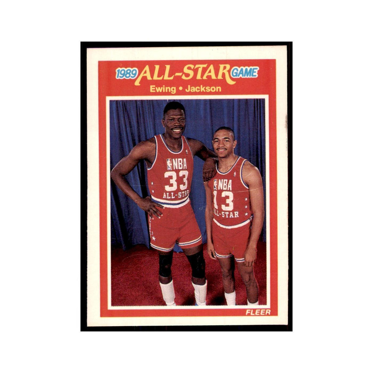 1989 Fleer Patrick Ewing/Mark Jackson Basketball Cards #167