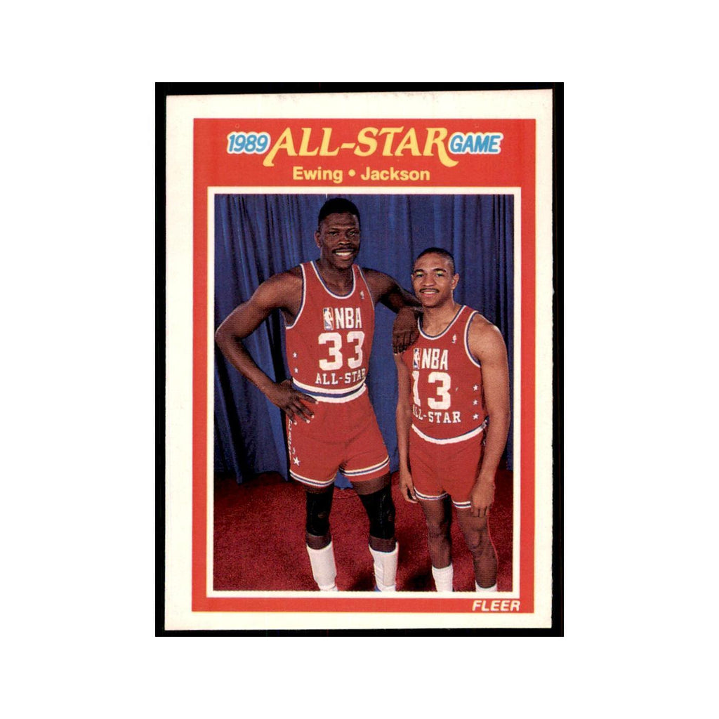 1989 Fleer Patrick Ewing/Mark Jackson Basketball Cards #167