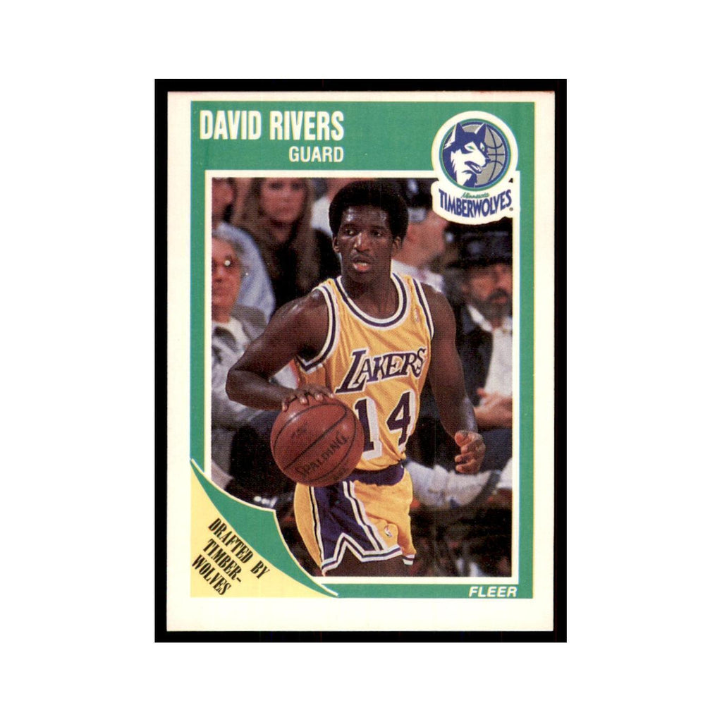 1989 Fleer David Rivers Basketball Cards #94