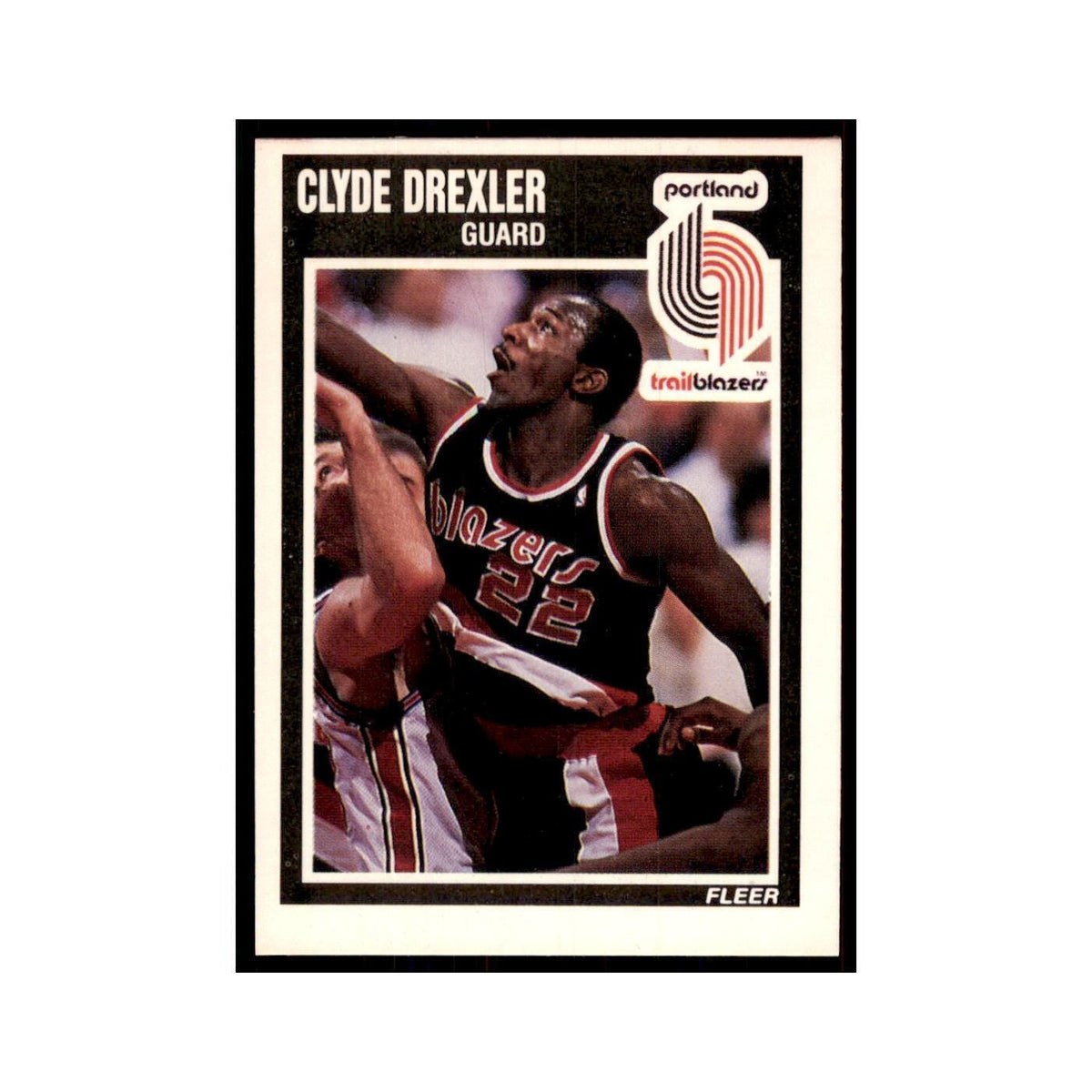 1989 Fleer Clyde Drexler Basketball Cards #128