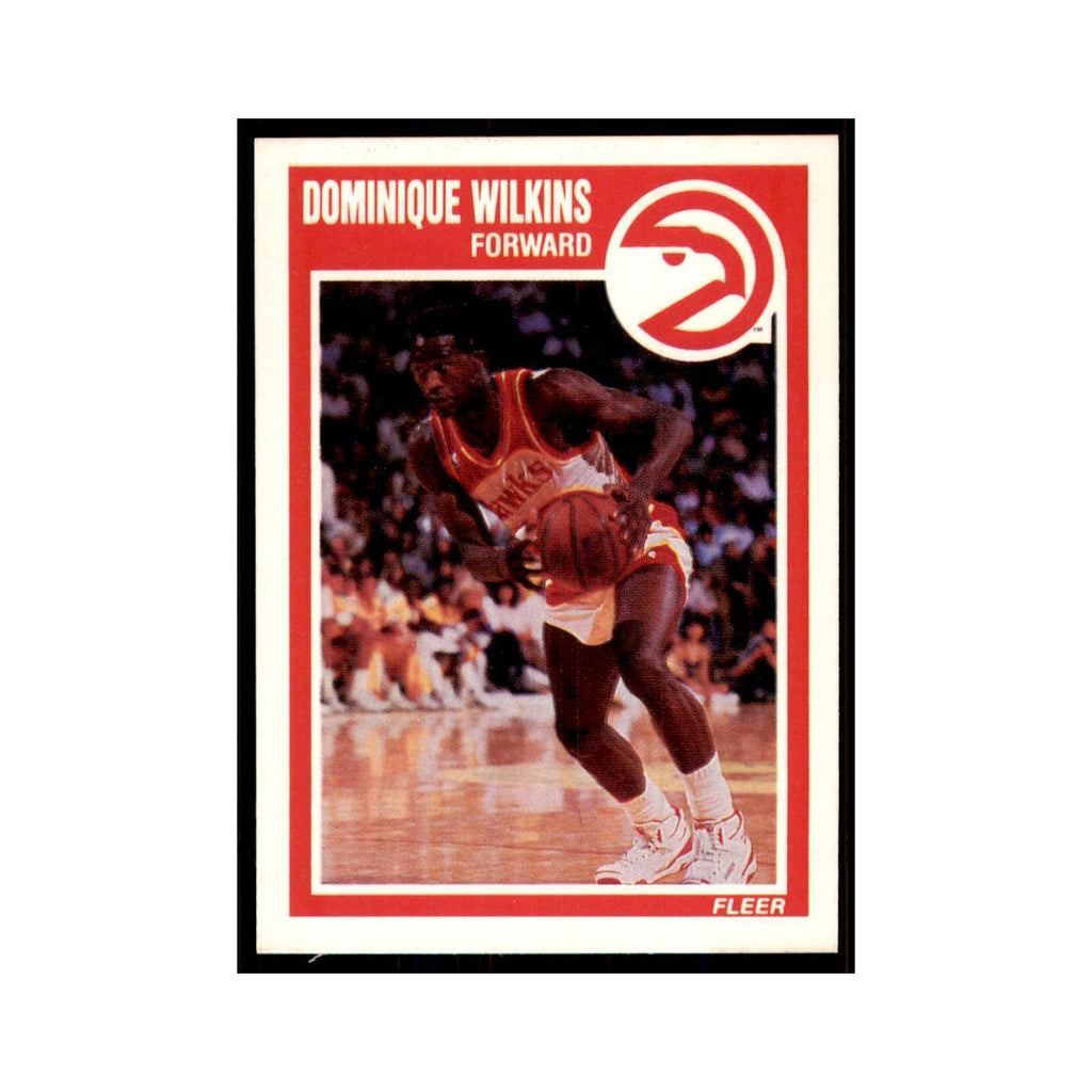 1989 Fleer Dominique Wilkins Basketball Cards #7