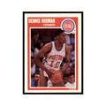 1989 Fleer Dennis Rodman Basketball Cards #49