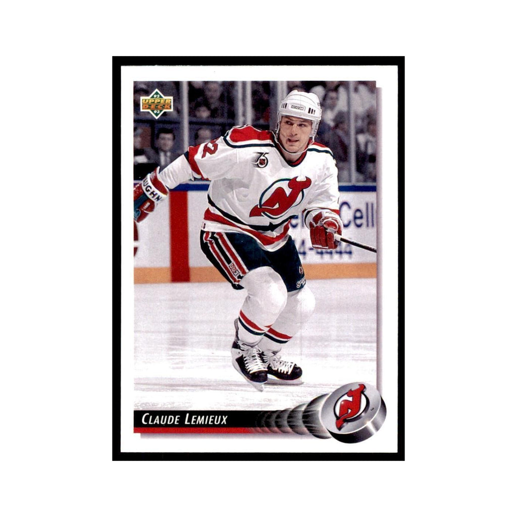 1992 Upper Deck Claude Lemieux Hockey Cards #163