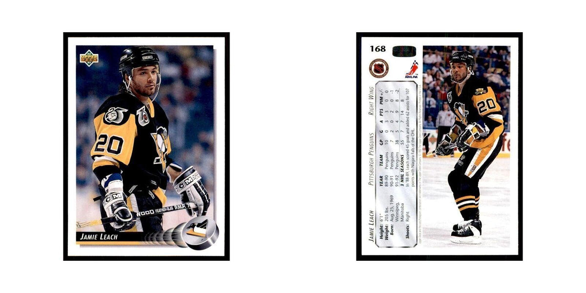 1992 Upper Deck Jamie Leach Hockey Cards #168