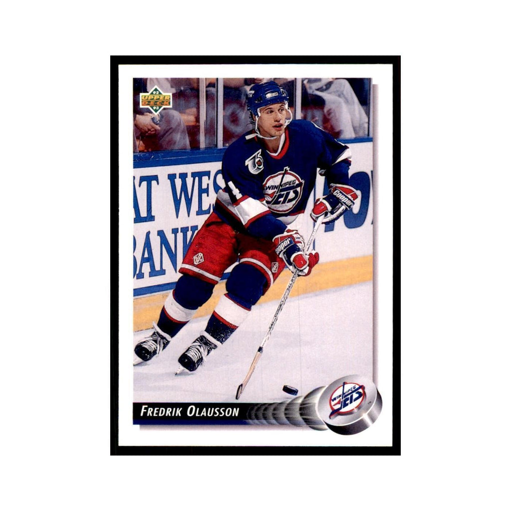 1992 Upper Deck Fredrik Olausson Hockey Cards #136