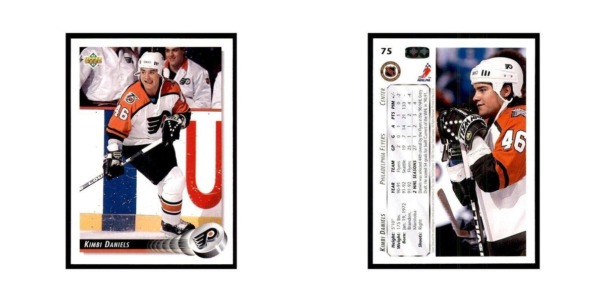 1992 Upper Deck Kimbi Daniels Hockey Cards #75