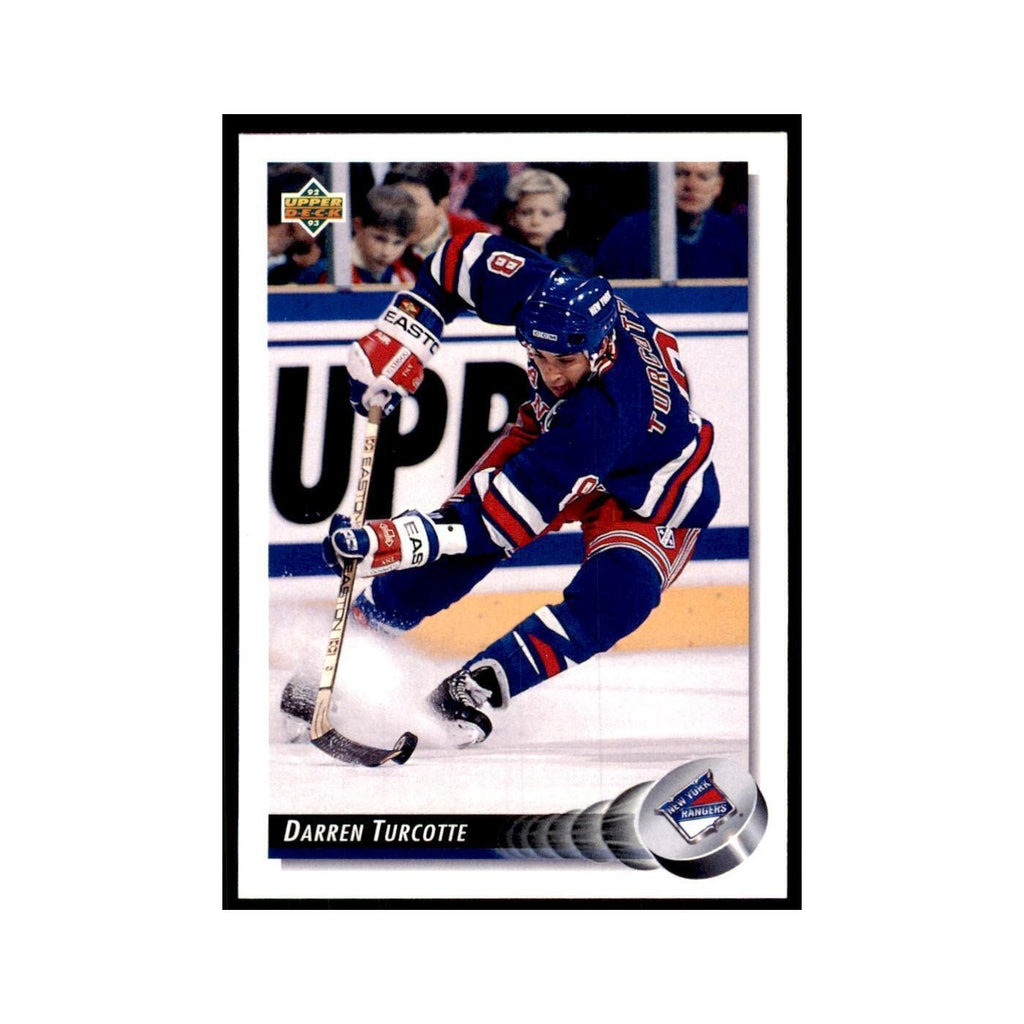 1992 Upper Deck Darren Turcotte Hockey Cards #169