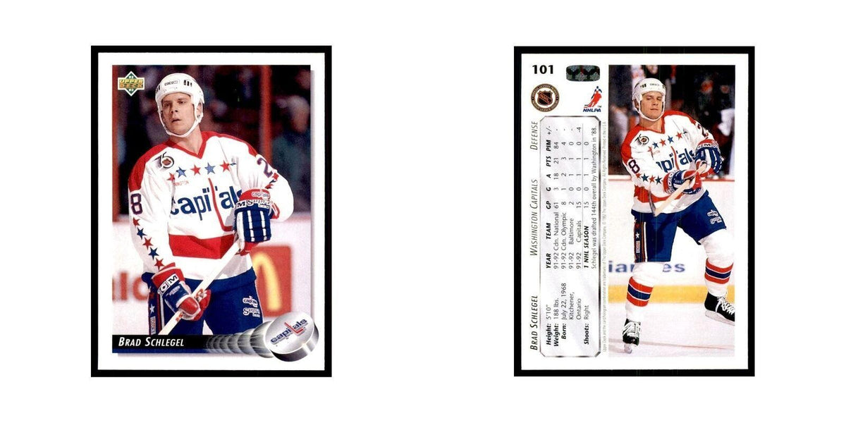 1992 Upper Deck Brad Schlegel Hockey Cards #101