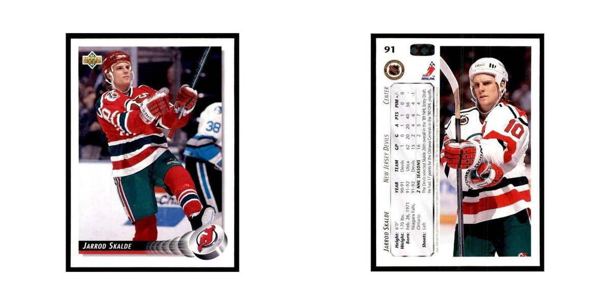 1992 Upper Deck Jarrod Skalde Hockey Cards #91